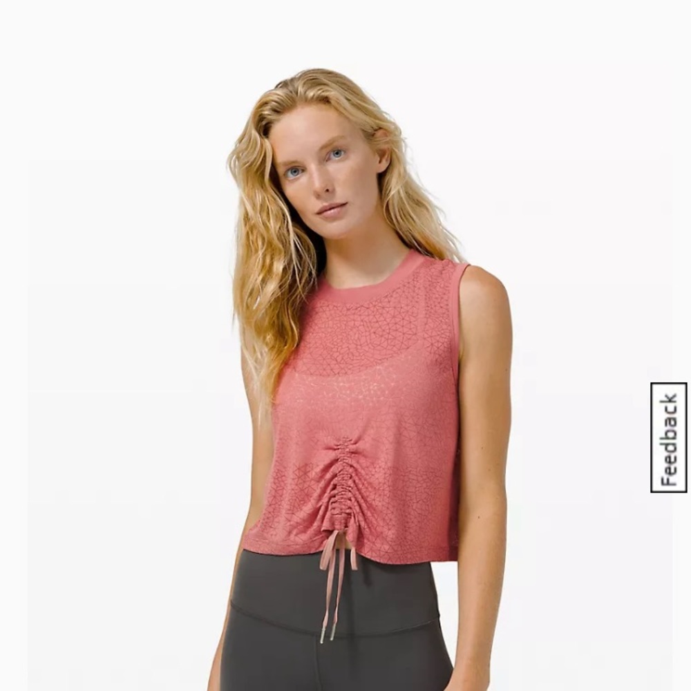 Lululemon Cinch Me Up Front Tank Veil